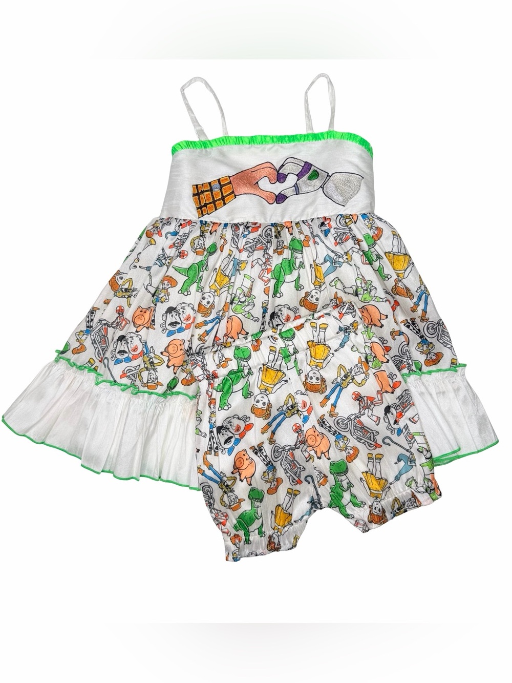 Oh Shana Buzz And Woody Heart Hands Toy Story Disney Dress And Bloomers
